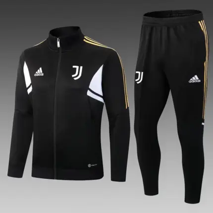 Juventus Long Zipped Jacket Black 2022/2023  Set