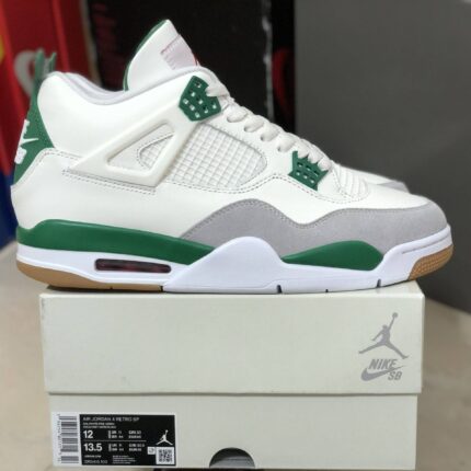 AJ4 x SB joint white and green