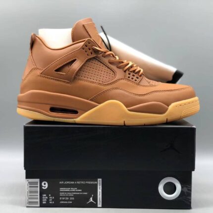 Air Jordan 4 retro ginger wheat gum yellow