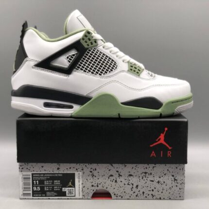 Air Jordan 4 "Oil Green" Mint Green