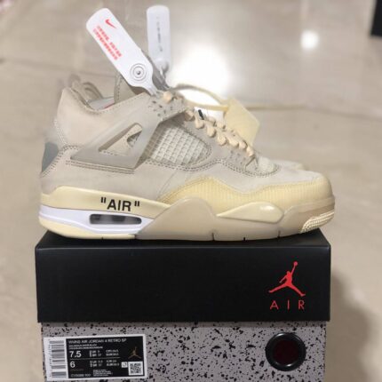 Jordan 4 Retro Off-White Sail