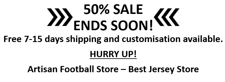| 字段 | 内容 | | --------------- | ------------------------------------------------------------------------------------------------ | | **Alt Text** | `50% SALE banner – replica football jerseys, custom kits, fast shipping` ✅ | | **Title** | `Artisan Football 50% OFF Promo Banner` | | **Caption** | 留空即可（除非你希望图片下方显示说明） | | **Description** | `Promotional image showing 50% sale and 7–15 day shipping for replica football jerseys and kits`