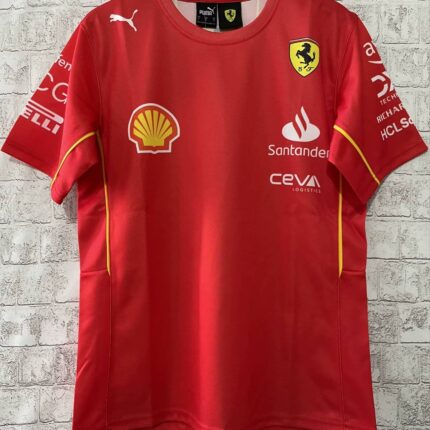 2024 Racing Suit Ferrari Crew Neck S-5XL