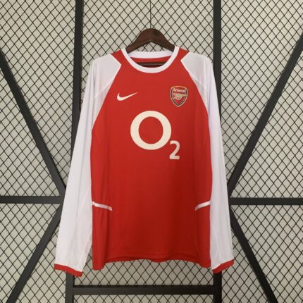 Retro long sleeve Arsenal 02/04 Home S-XXL