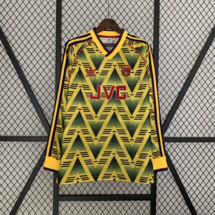 Retro Long Sleeve Arsenal 91/93 Away S-XXL