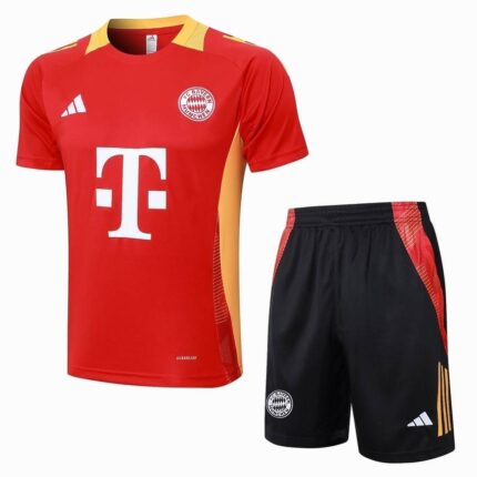 BAYERN MUNICH POLO TRACKSUIT 20242025 LIGHT RED