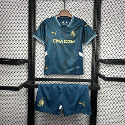Olympique Marseille 2024/25 Away Kids Kit