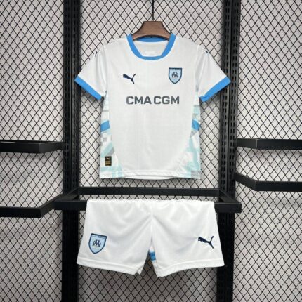 Olympique Marseille 2024/25 Home Kids Kit