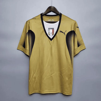 Retro 2006 Italy Soccer Jersey Golden