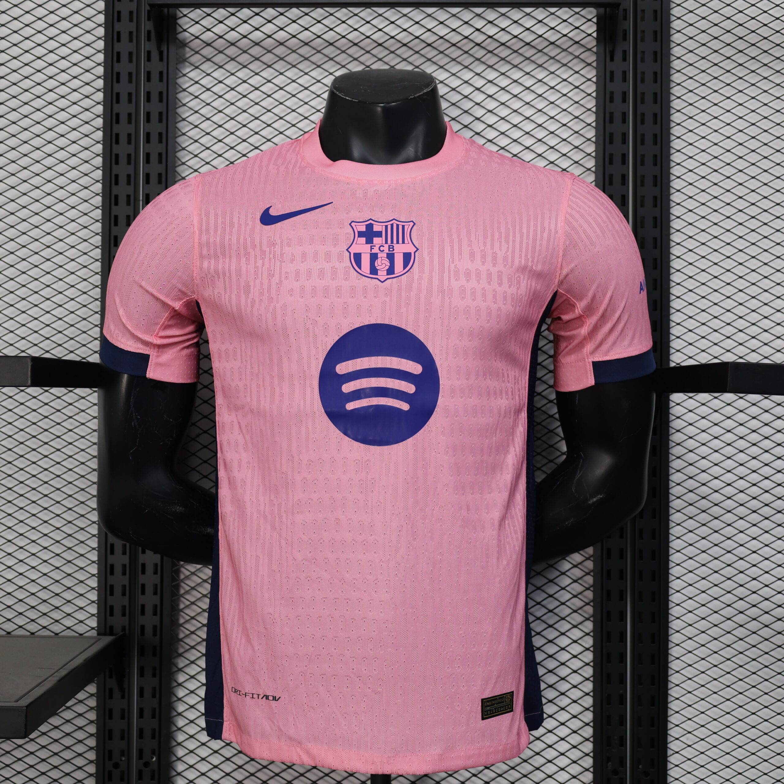 Maglia Barcellona rosa 2025 2026 player replica economica