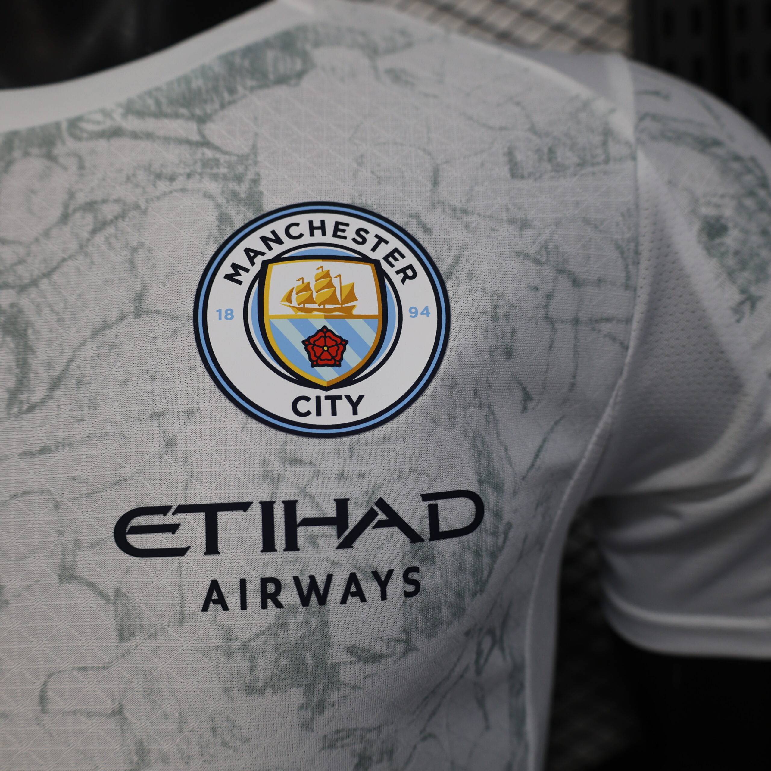 Maglia Manchester City 25/26 Away Player Edition, taglie S-XXL
