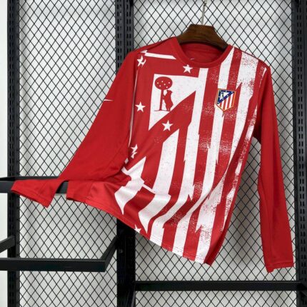 Atletico Madrid 2025/26 Pre-Match training Long Sleeves Jersey
