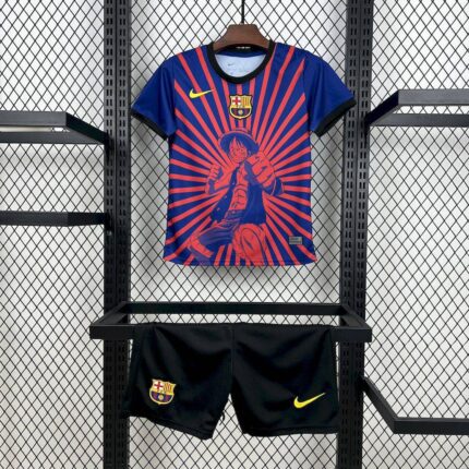 Barcelona 2025/26 ワンピース-モンキー・D・ルフィ Kids Kit