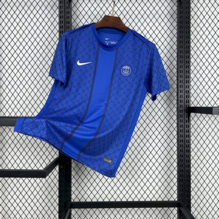 Paris Saint-Germain 2025/26 Pre-match training blue Jersey