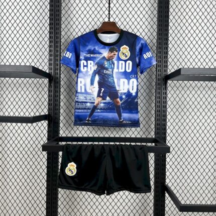 Cristiano Ronaldo 2025/26 Real Madrid Kids Kit