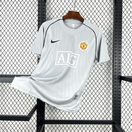 Manchester United 2007/08 Grey Goalkeeper Retro Jersey