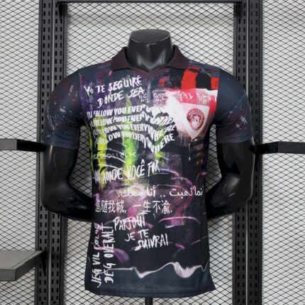 Manchester City 2025/26 Black color special edition Jersey Player Version