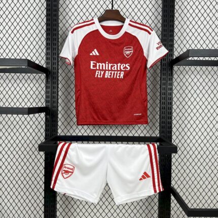 Arsenal 2025/26 Home Kids Kit
