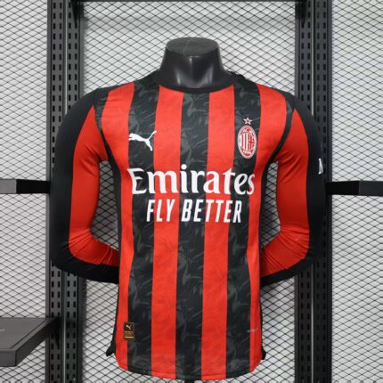 25-26 AC Milan Home Kit Player Version