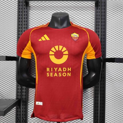 25-26 AS Roma Home Kit Player Version