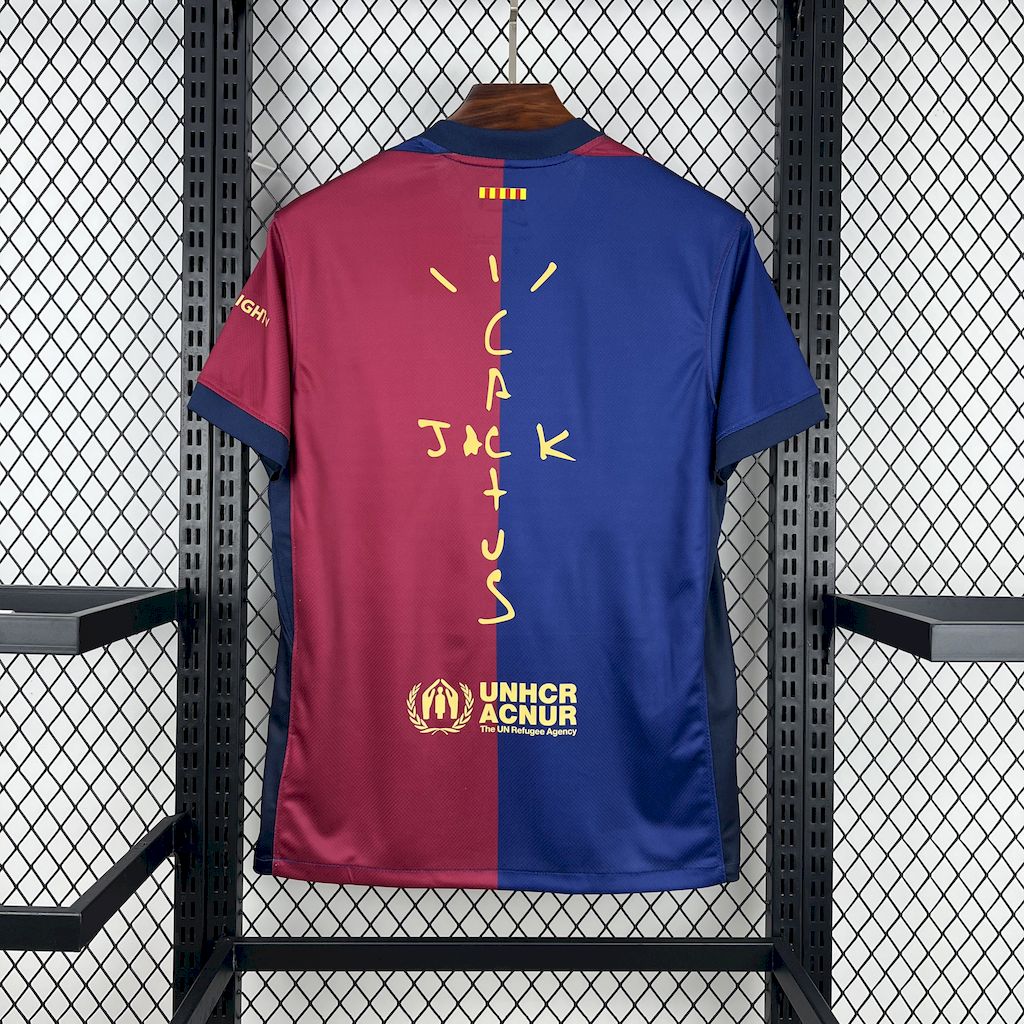 Barcelona 2024/25 Home Travis Scott Special Jersey - Image 4